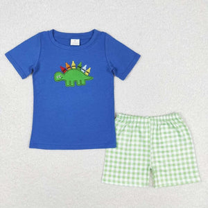 Crayon dino boy short set