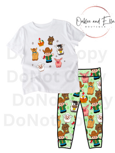 Farm little people handmade Joggers Bundle