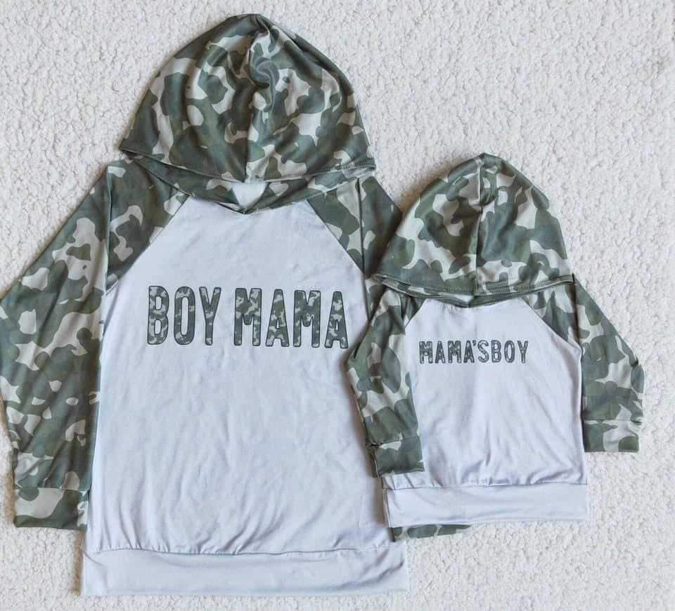 Mama boy hoodie- child’s