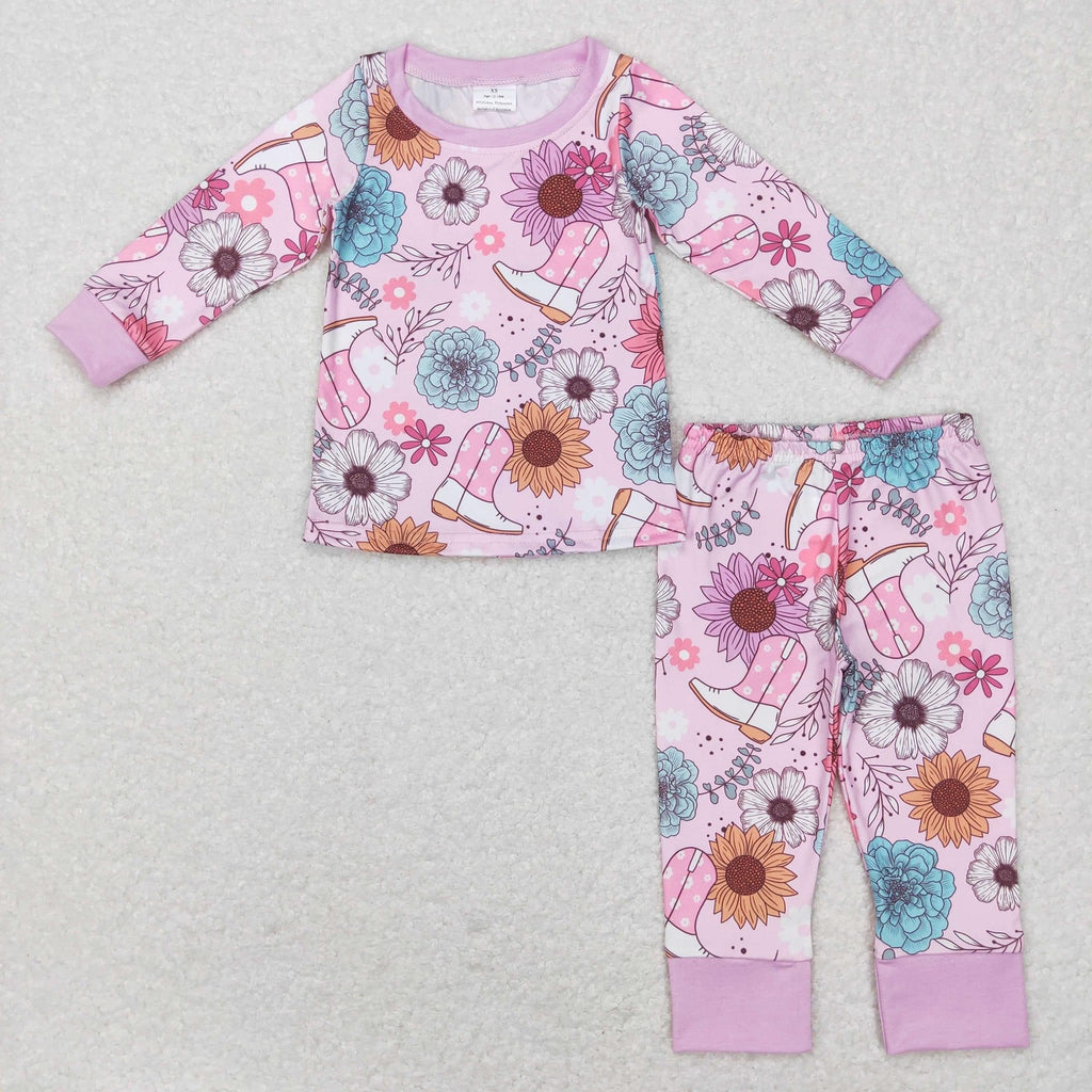 Floral cowgirl jammies 2pc set