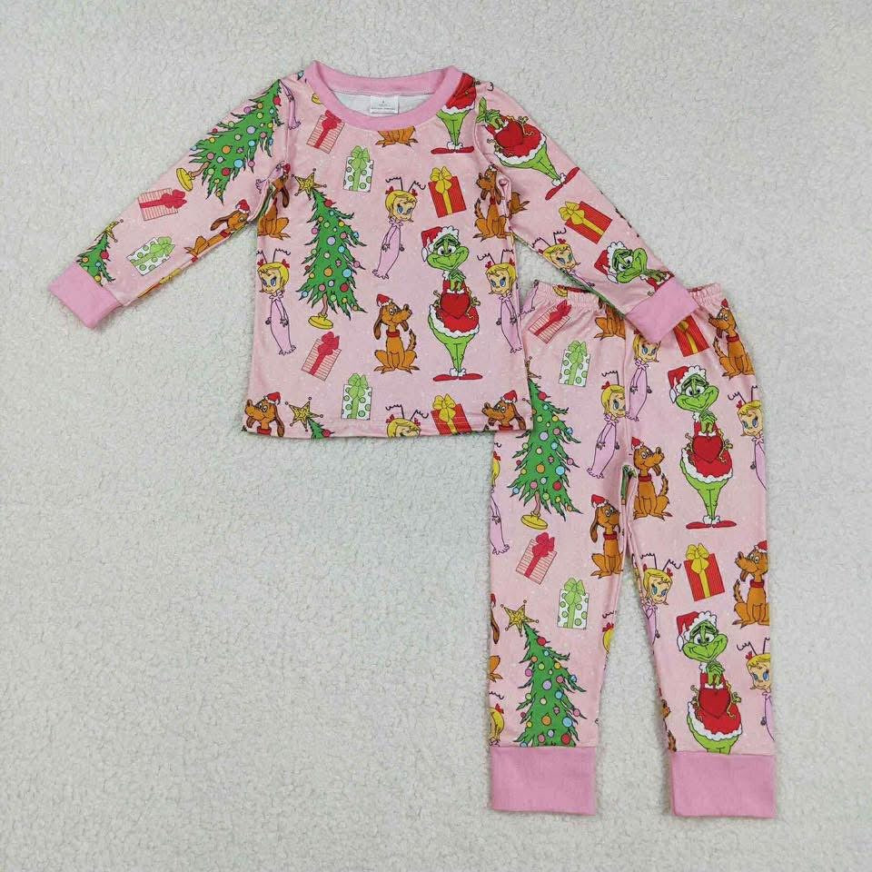 Pink mean pajama set