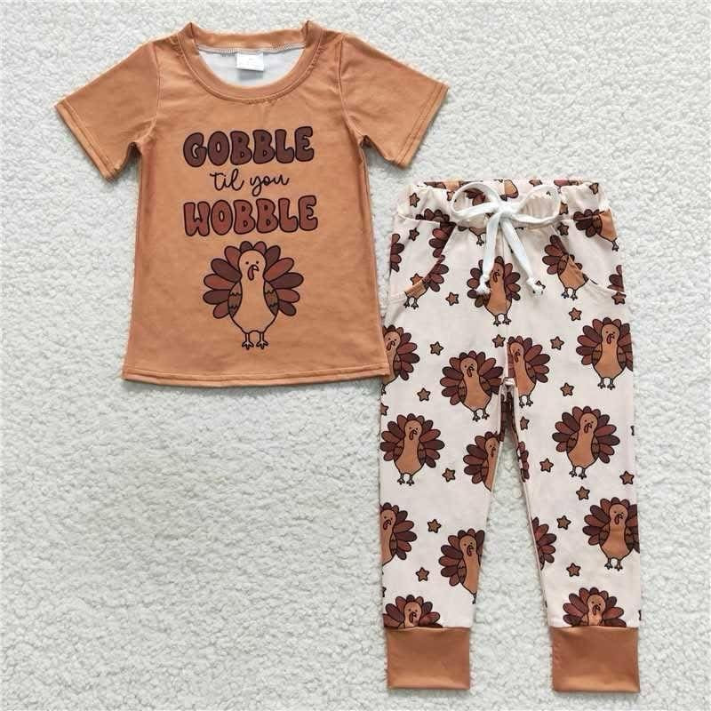 Gobble wobble boy set