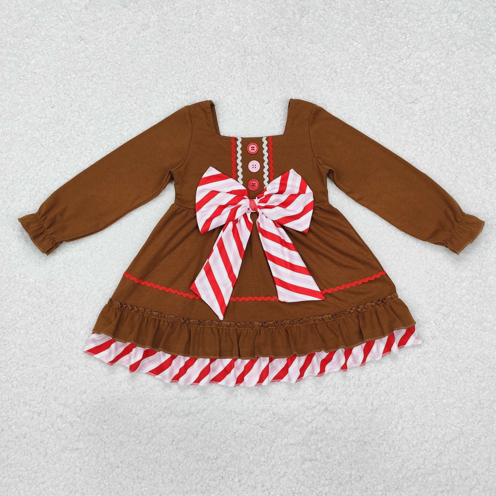 Gingerbread twirl dress