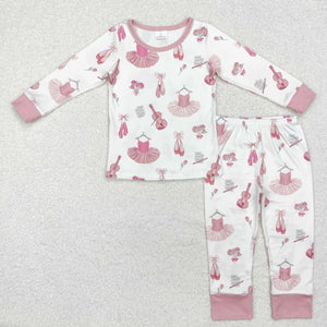 Pink ballet pajama set