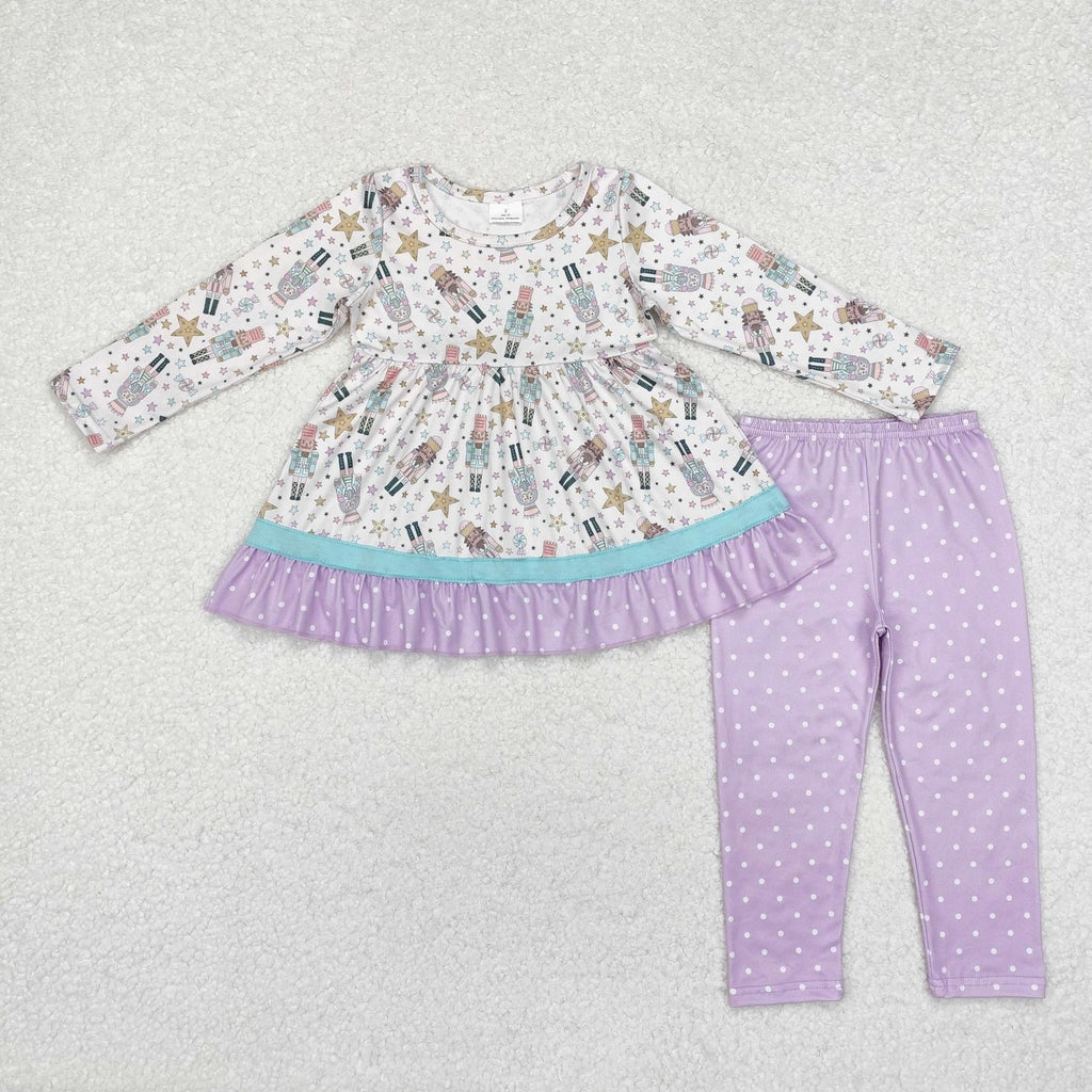 Purple nutcracker legging Pants set