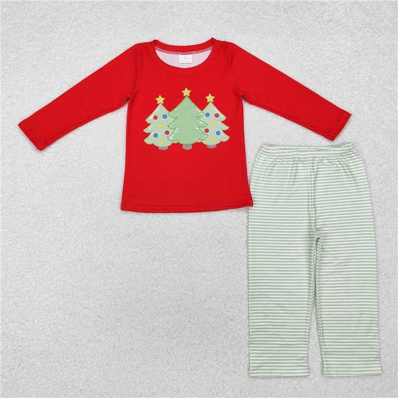 3 green trees christmas  boy set