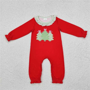 3 tree girl bubble romper