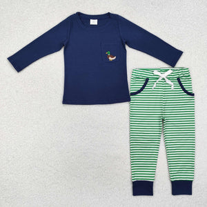 Navy duck jogger set