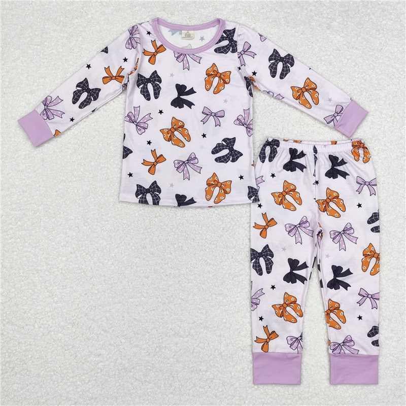 Purple bows pajamas