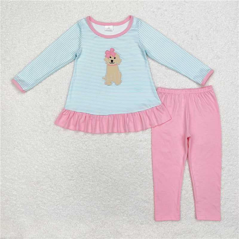 Pink puppy legging Pants set