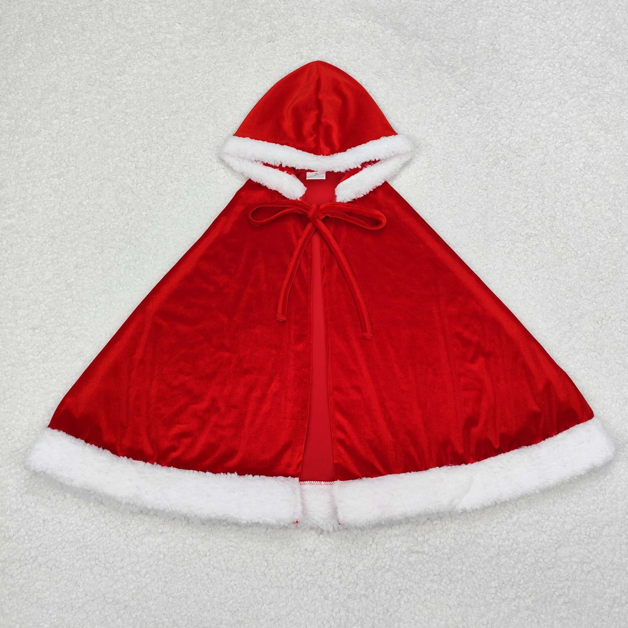 Red velvet Santa cape