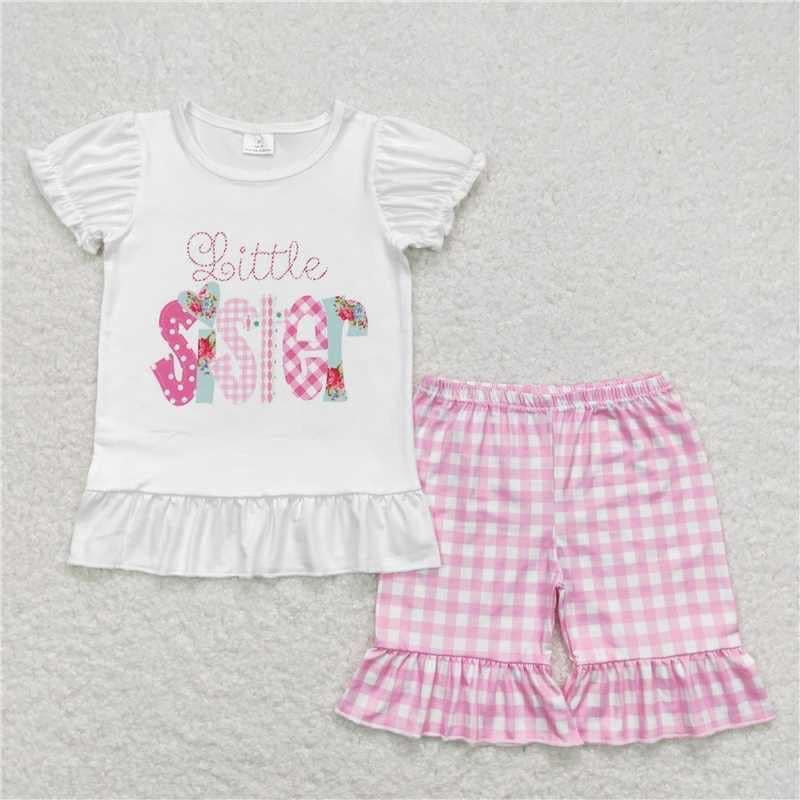 Little sister ruffle Short Set