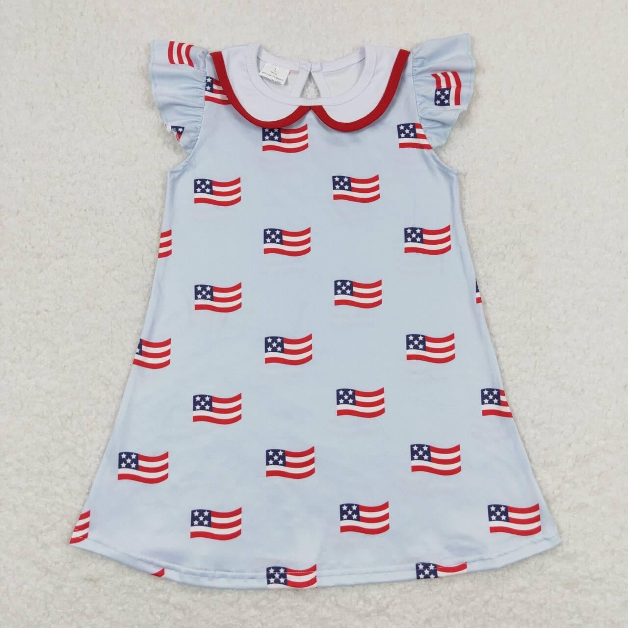 Classic flag A-line dress