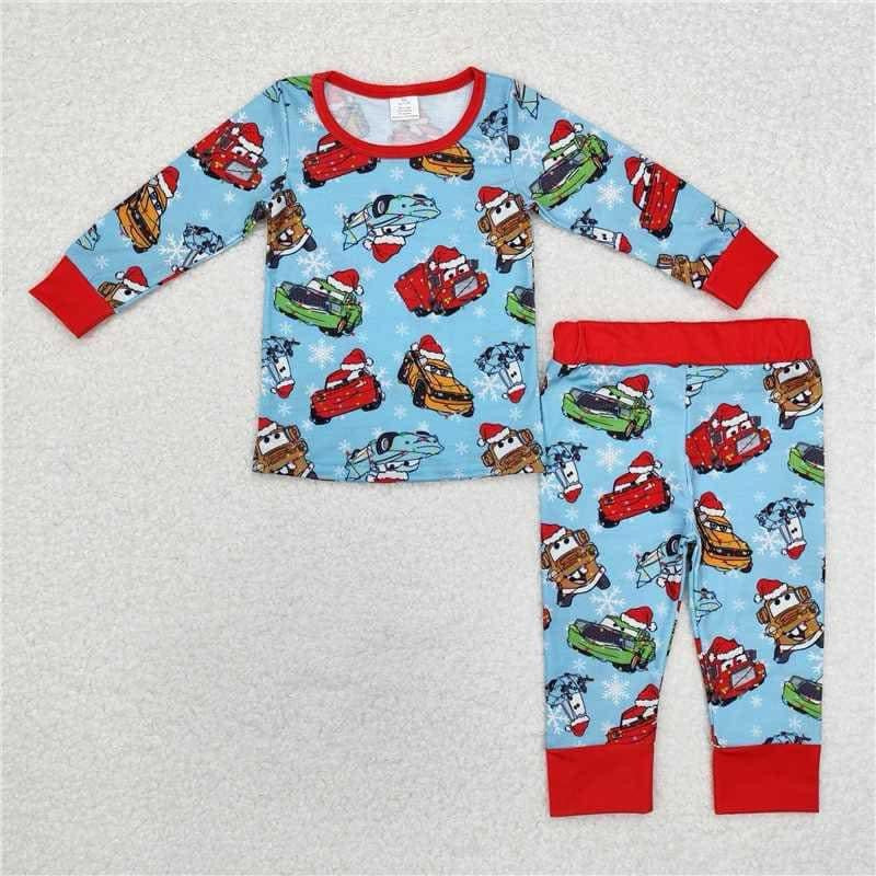 Christmas Car  pajamas 2pc outfit