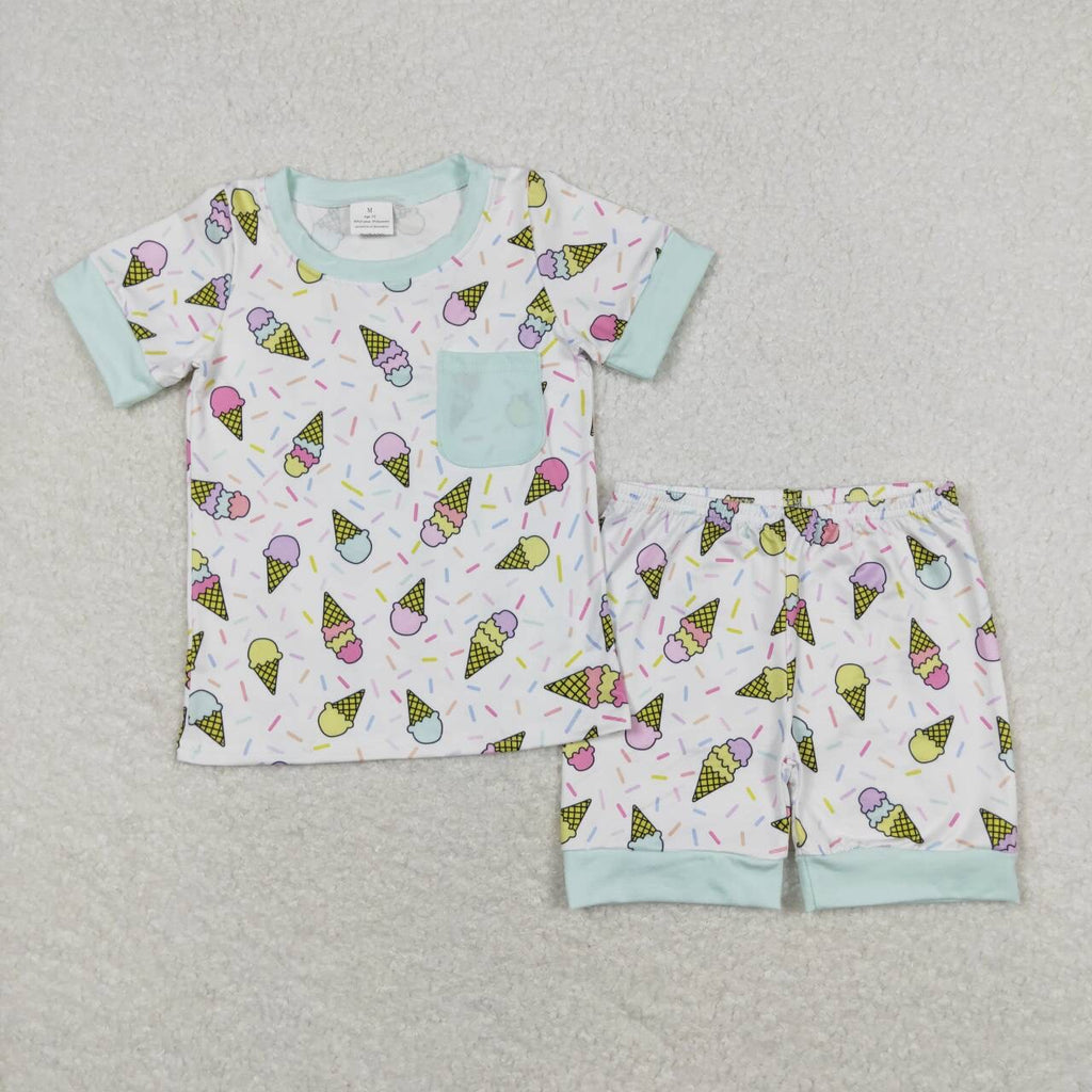 Yummy ice cream  pajama short set