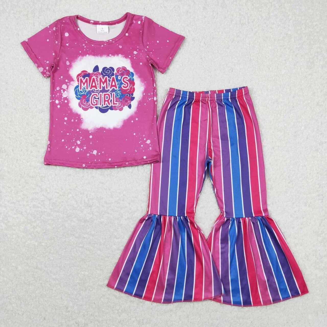 Mama’s girl stripes Pants outfit