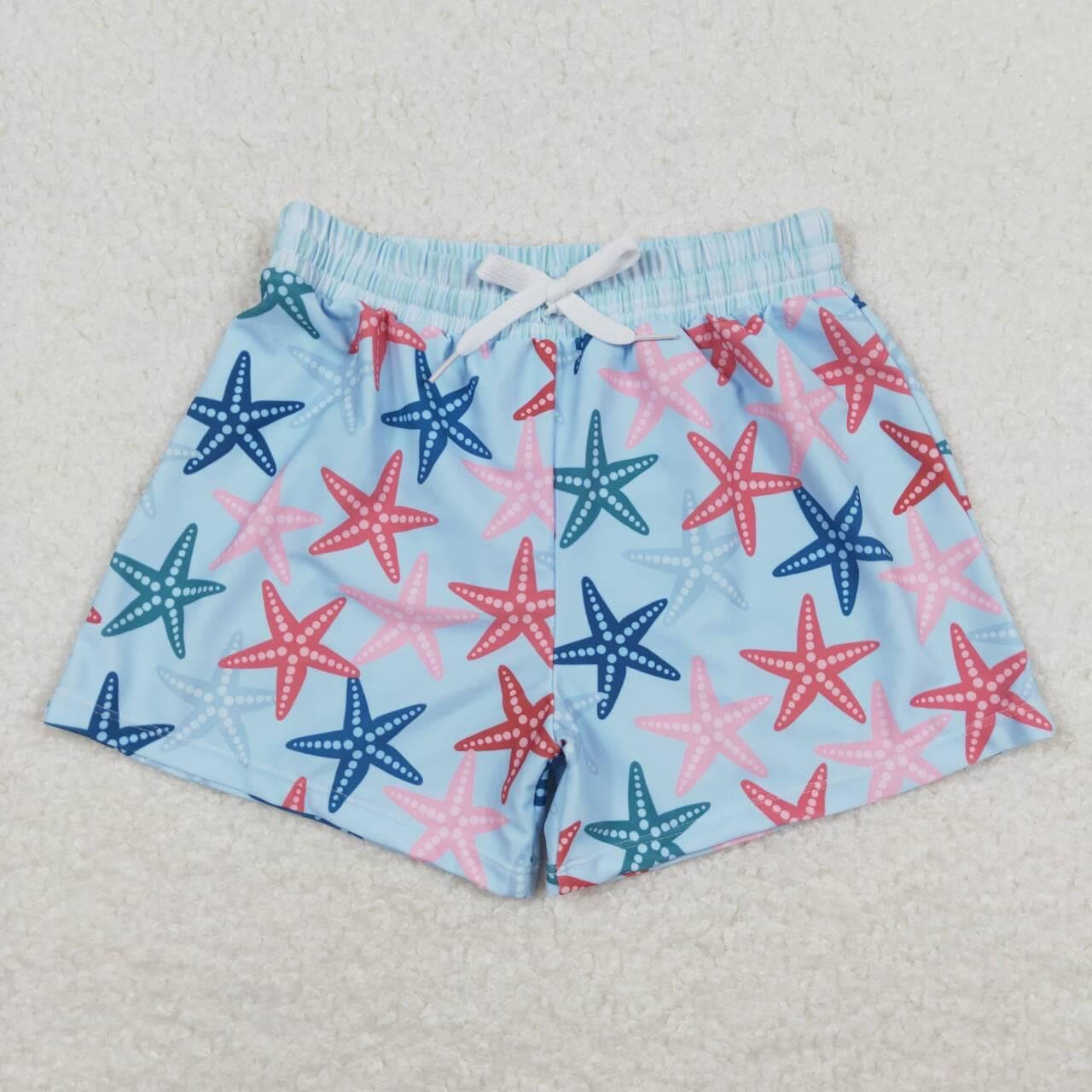 Blue starfish Swim Trunk