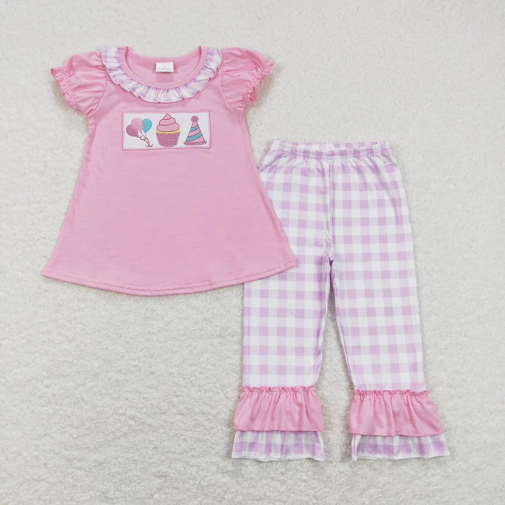 Cupcake pink birthday Pants outfit