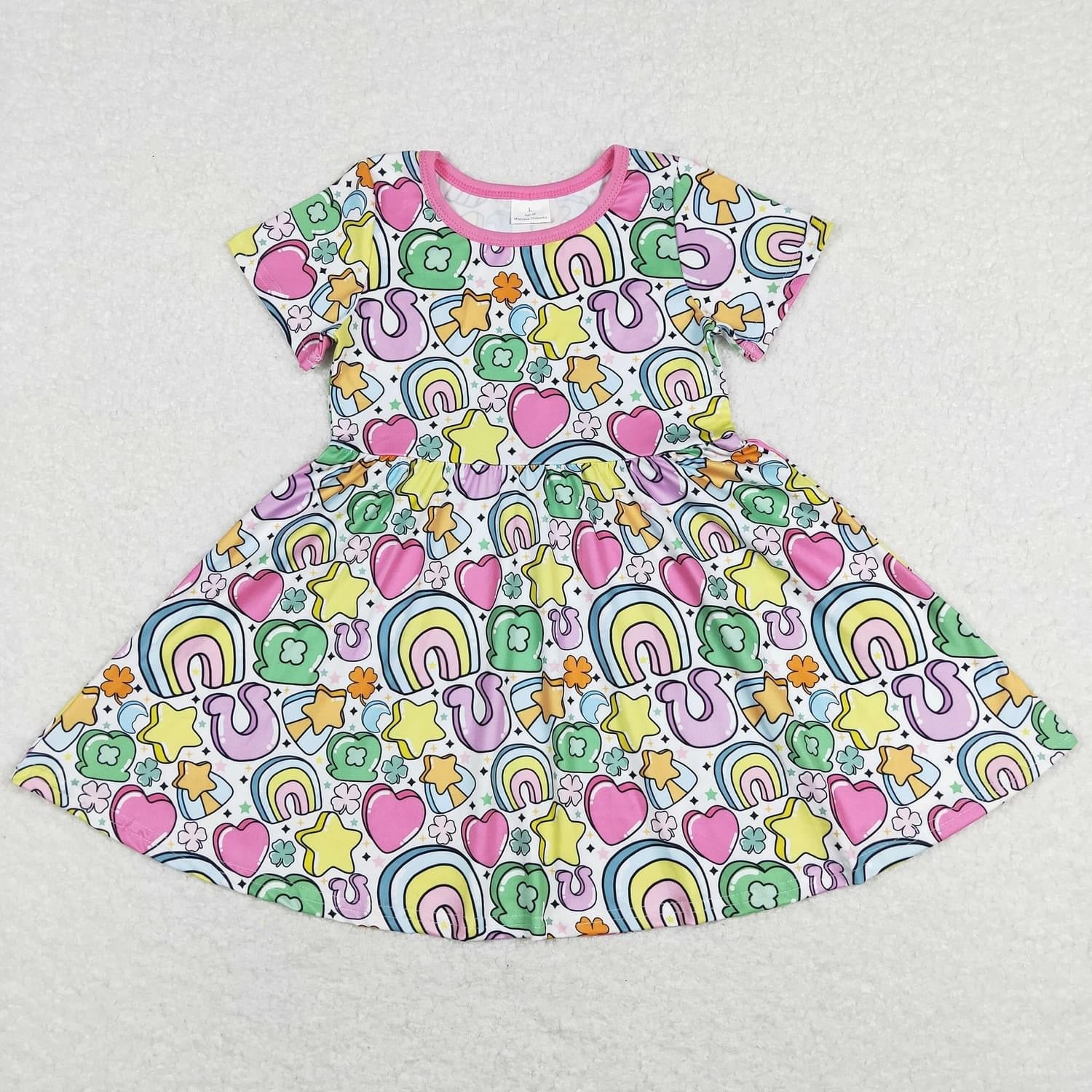 Rainbow lucky dress