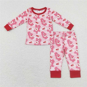 Heart bear jogger pant set