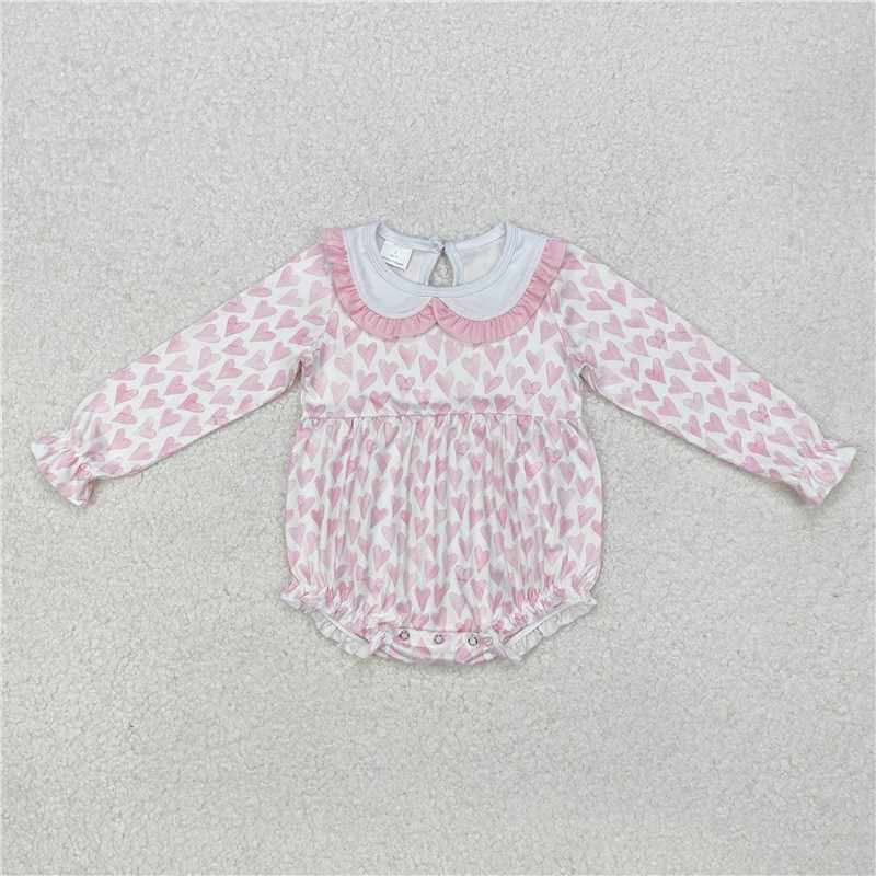 Pink pastel heart Romper