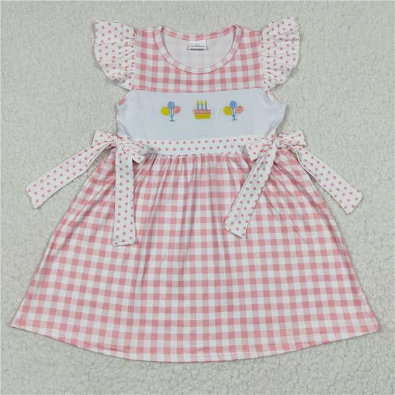 Birthday gingham  dress