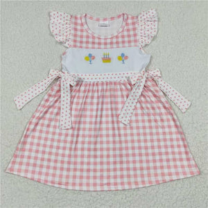 Birthday gingham  dress