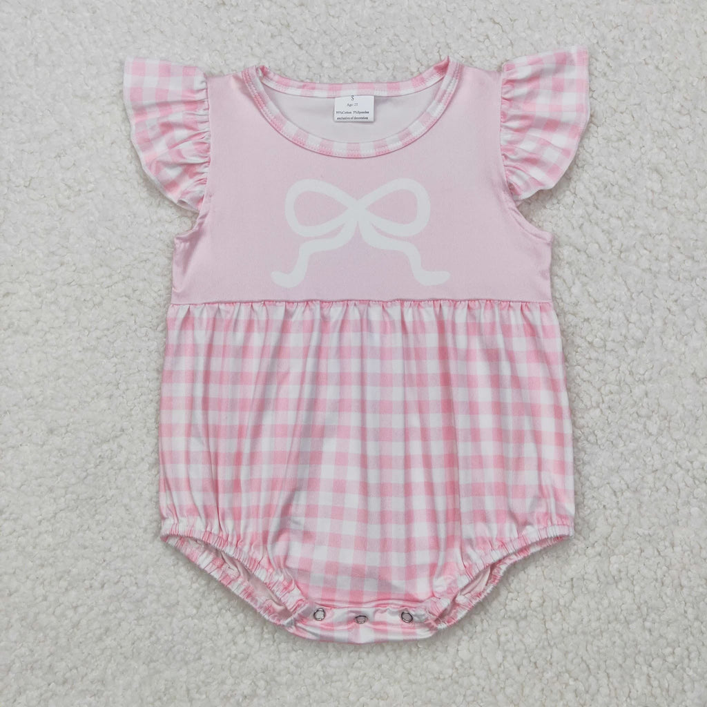 Gingham pink bow Bubble
