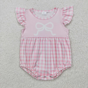 Gingham pink bow Bubble