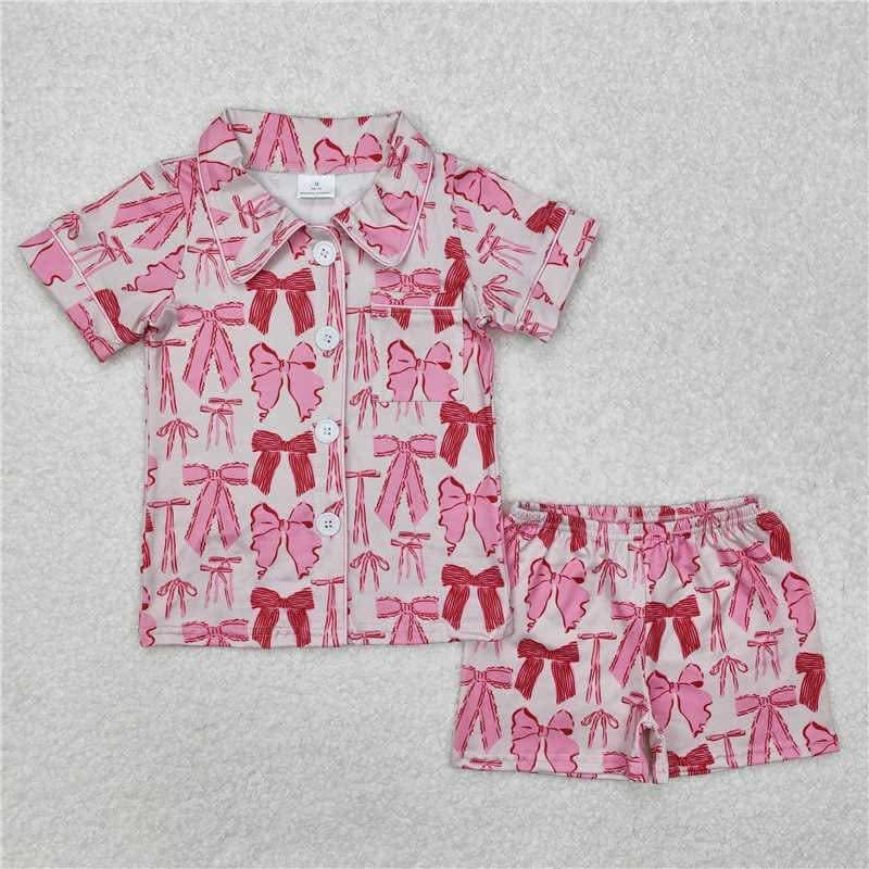 Lots of bows Shorts Pajama