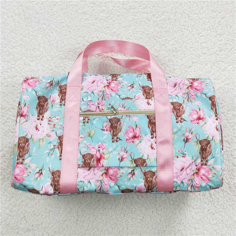 Pink floral highland duffle