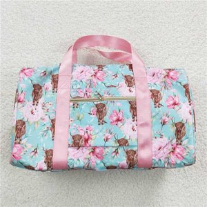 Pink floral highland duffle