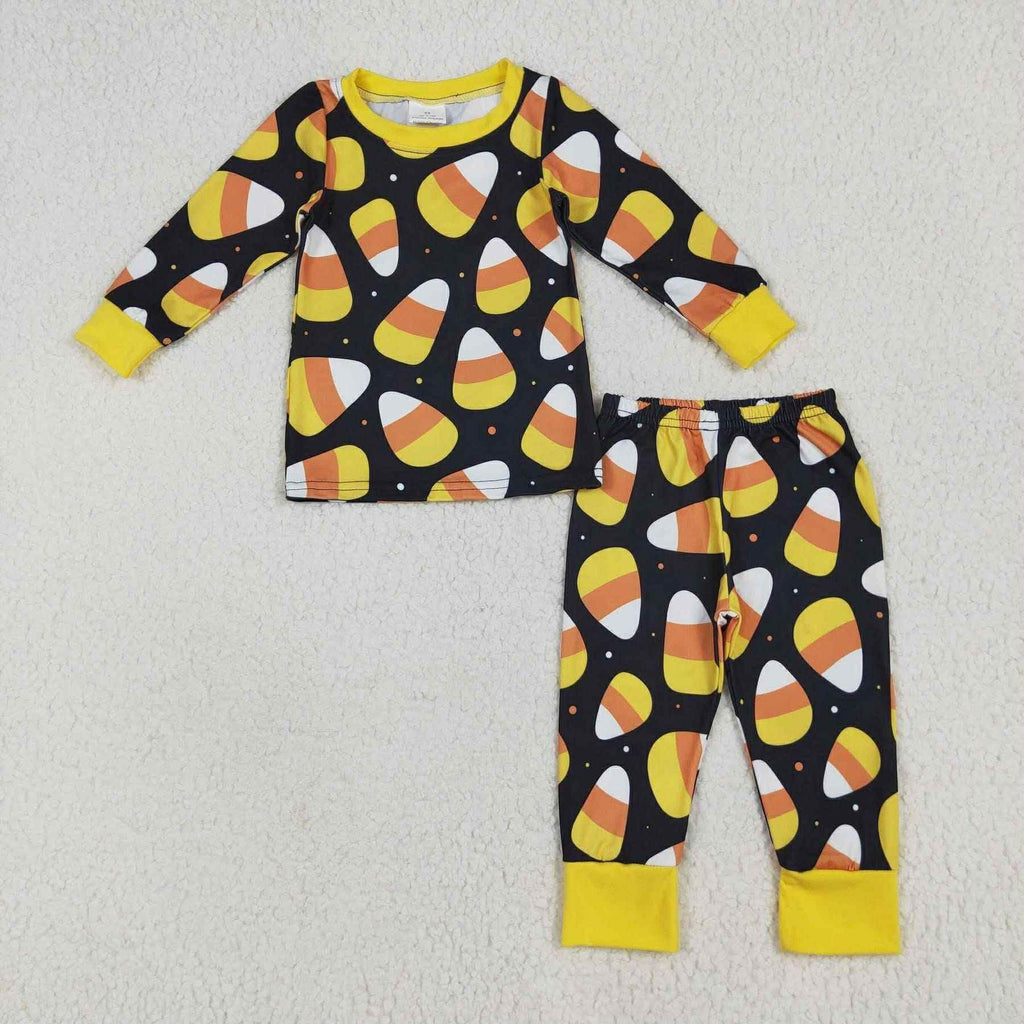 Candy corn pajama set