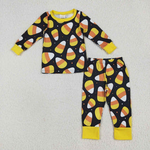 Candy corn pajama set