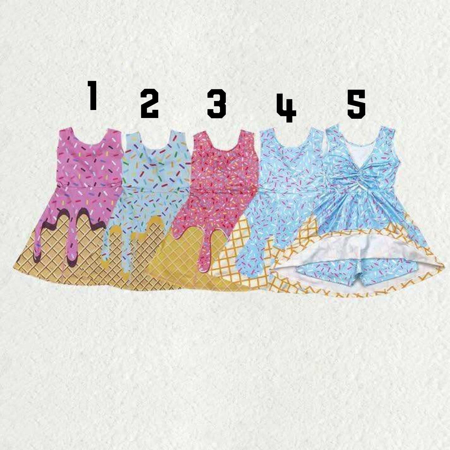 Ice cream yoga dress-pick your flavor!