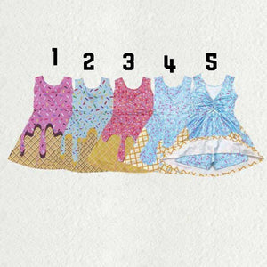 Ice cream yoga dress-pick your flavor!