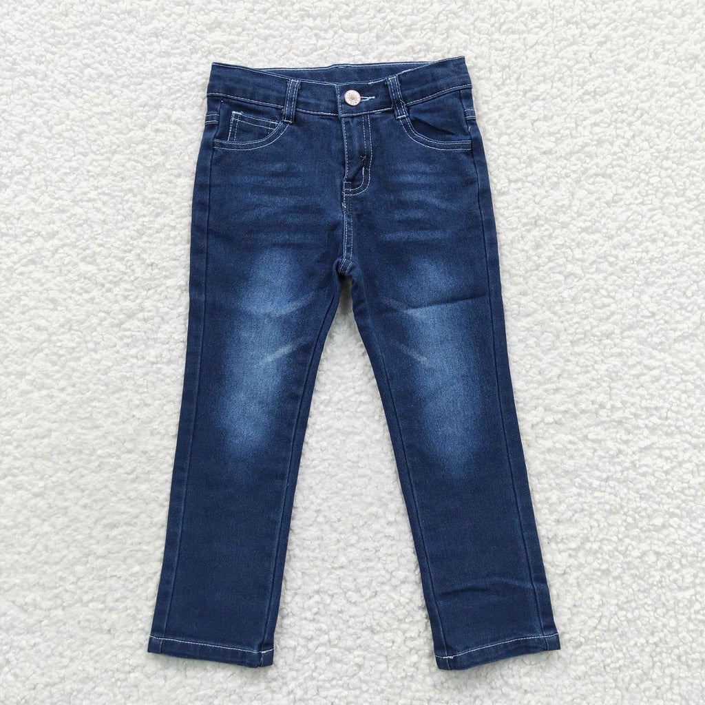 Distressed blue jeans -- pants Only