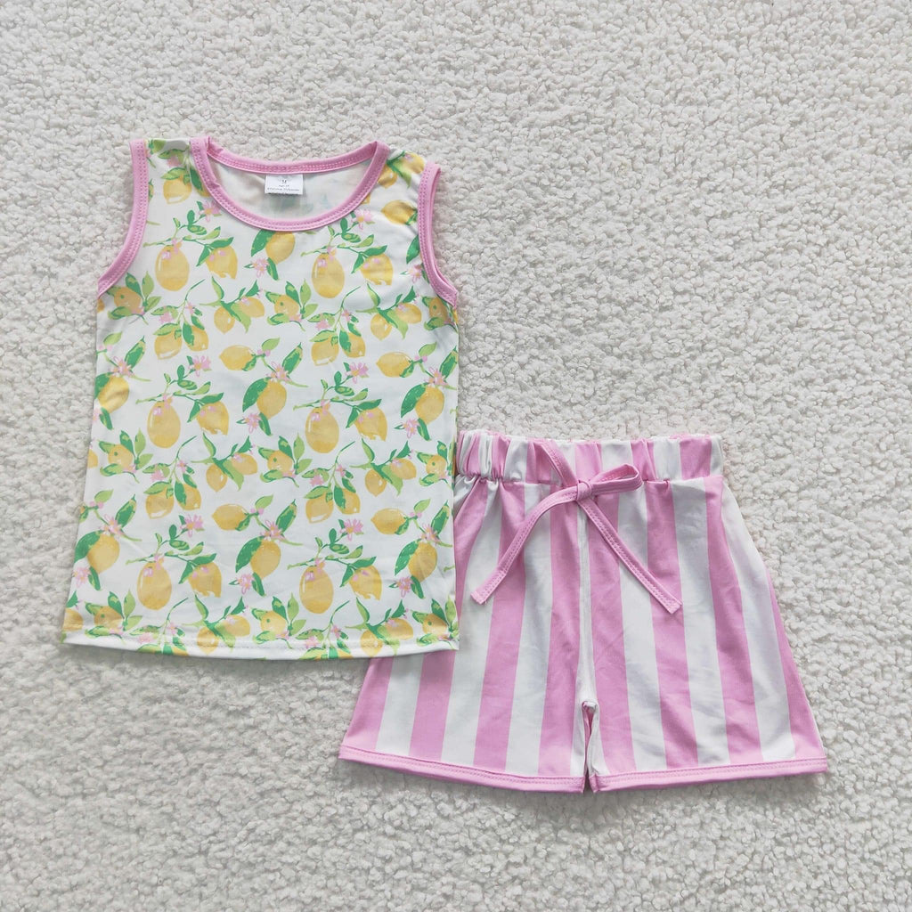 Pink lemonade Short Set