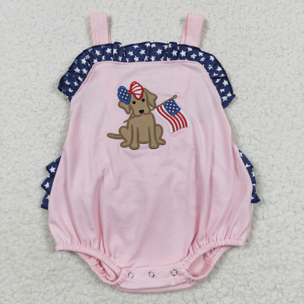 4th Dog Girl romper