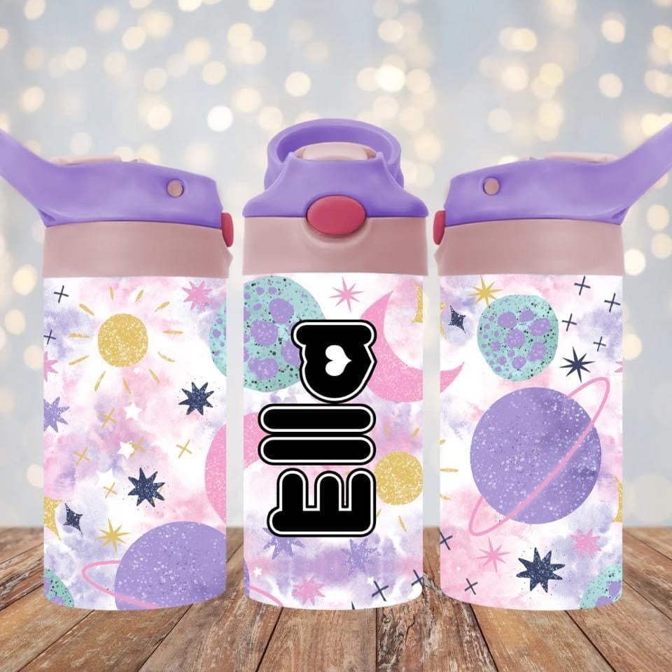 Purple space kids Tumbler