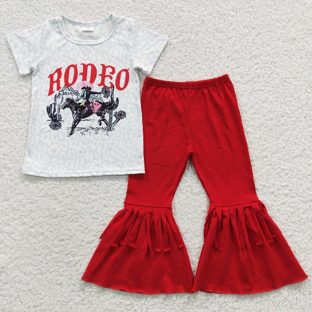 Red Rodeo Pants outfit