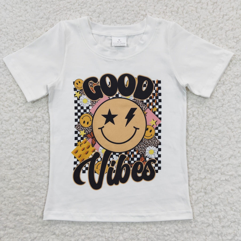 Good Vibes Smiley Shirt Only