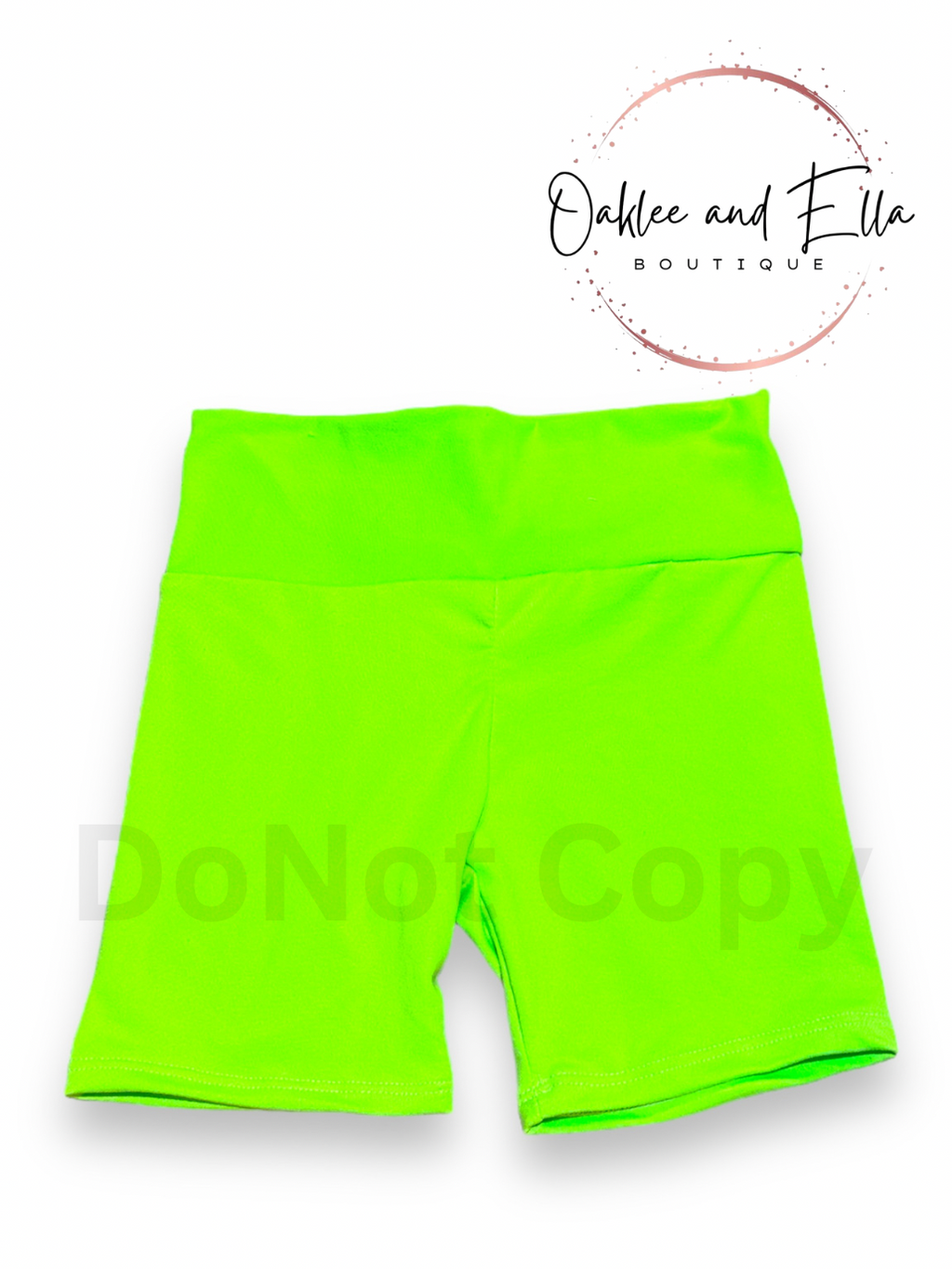 NEON GREEN Biker Shorts