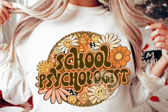 Retro school psychologist TAN Adult tshirt