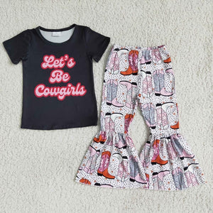 Cowgirl 2pc short sleeve set