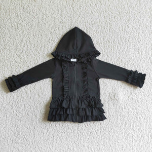 Black Ruffle Jacket