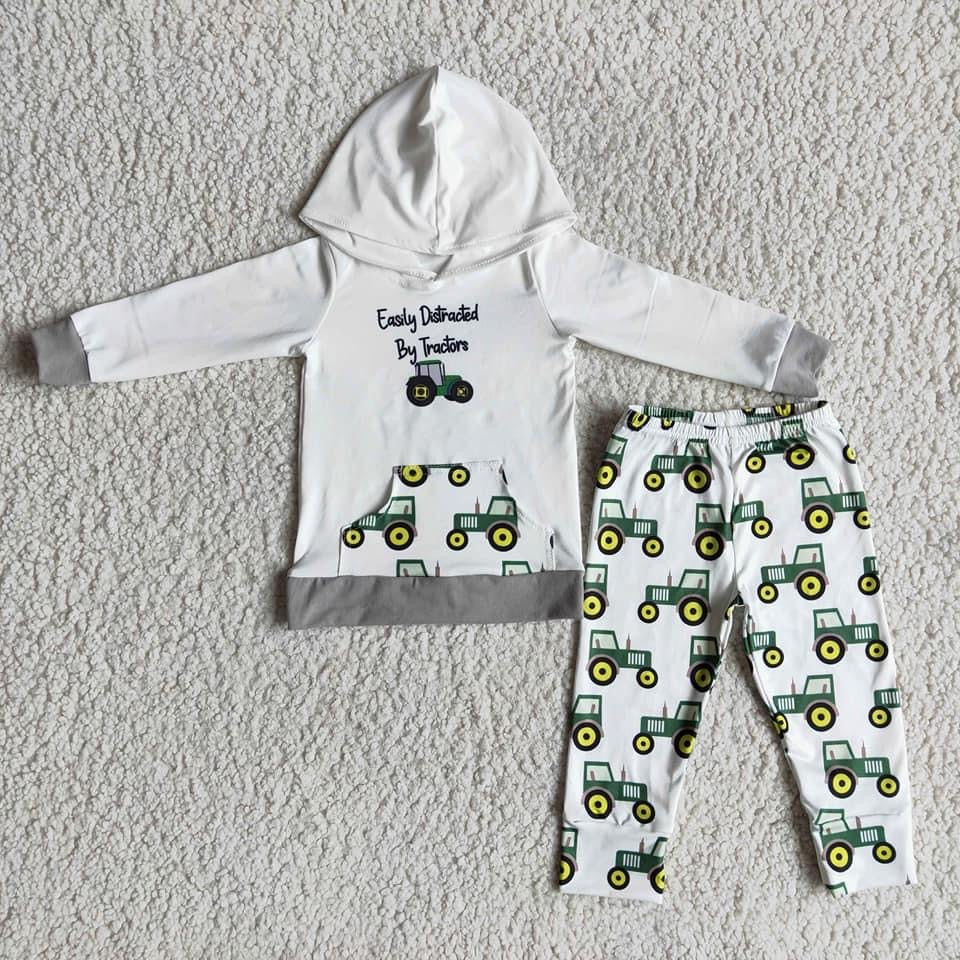 Tractor hoodie 2pc outfit