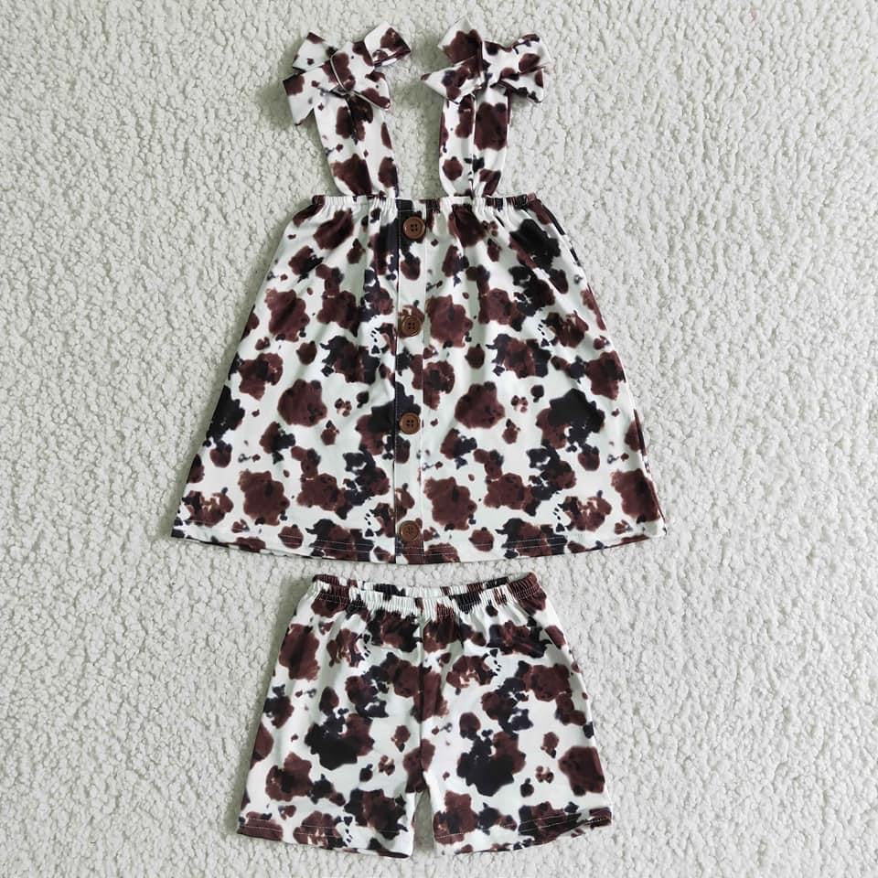 Animal Print Short Set- girl