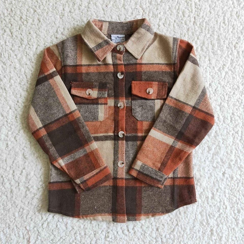 Brown and Rust Flannel