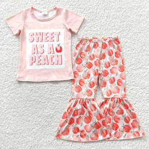 Sweet as Peach Pants outfit